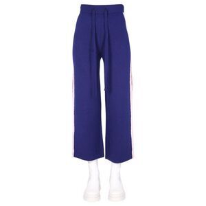 ETRE CECILE Women's Wide Leg Knit Pants Women BLUE